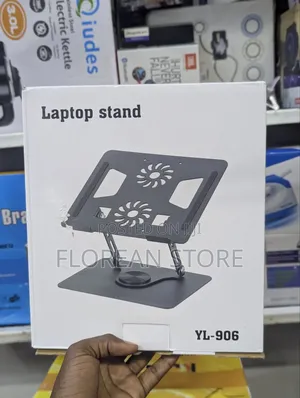 Aluminum Laptop Stand With Double Fan