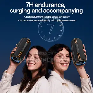 Yesido Ysw38 30w Dual-Channel Stereo Outdoor Bluetooth Speaker - Black