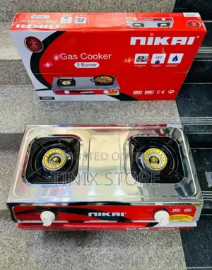 Nikai Gas Metal Stove With 2 Plates