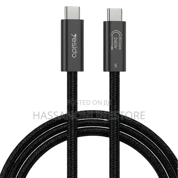 Yesido Ca211 Thunderbolt 5 Cable 240w 80gbps