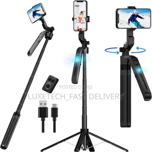 C12 Ai Tracking Tripod 2-in-1 Stabilizer/Selfie Stick For Phones