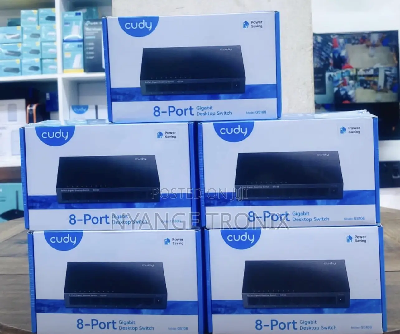 Cundy Desktop Switch 8 Ports Gigabit (Gs108)