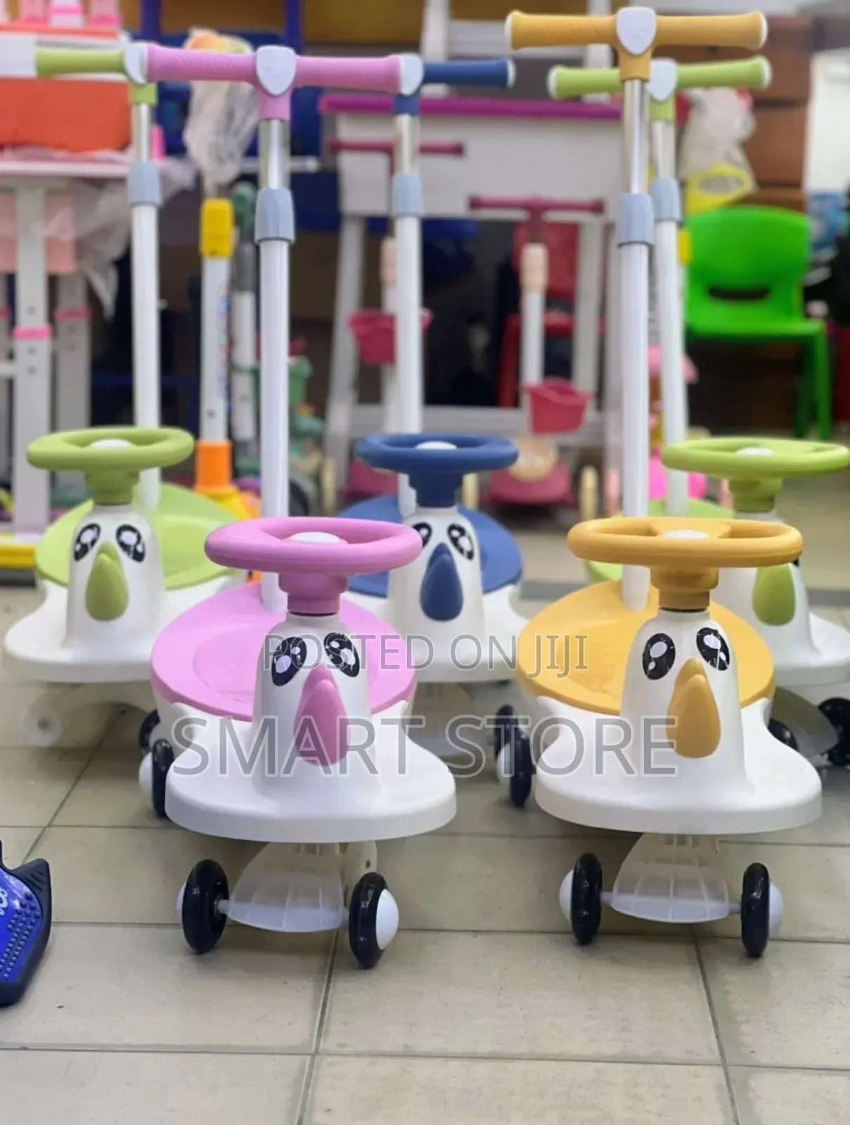 Premium Kids' Swing Push Car (2-in-1 Design)