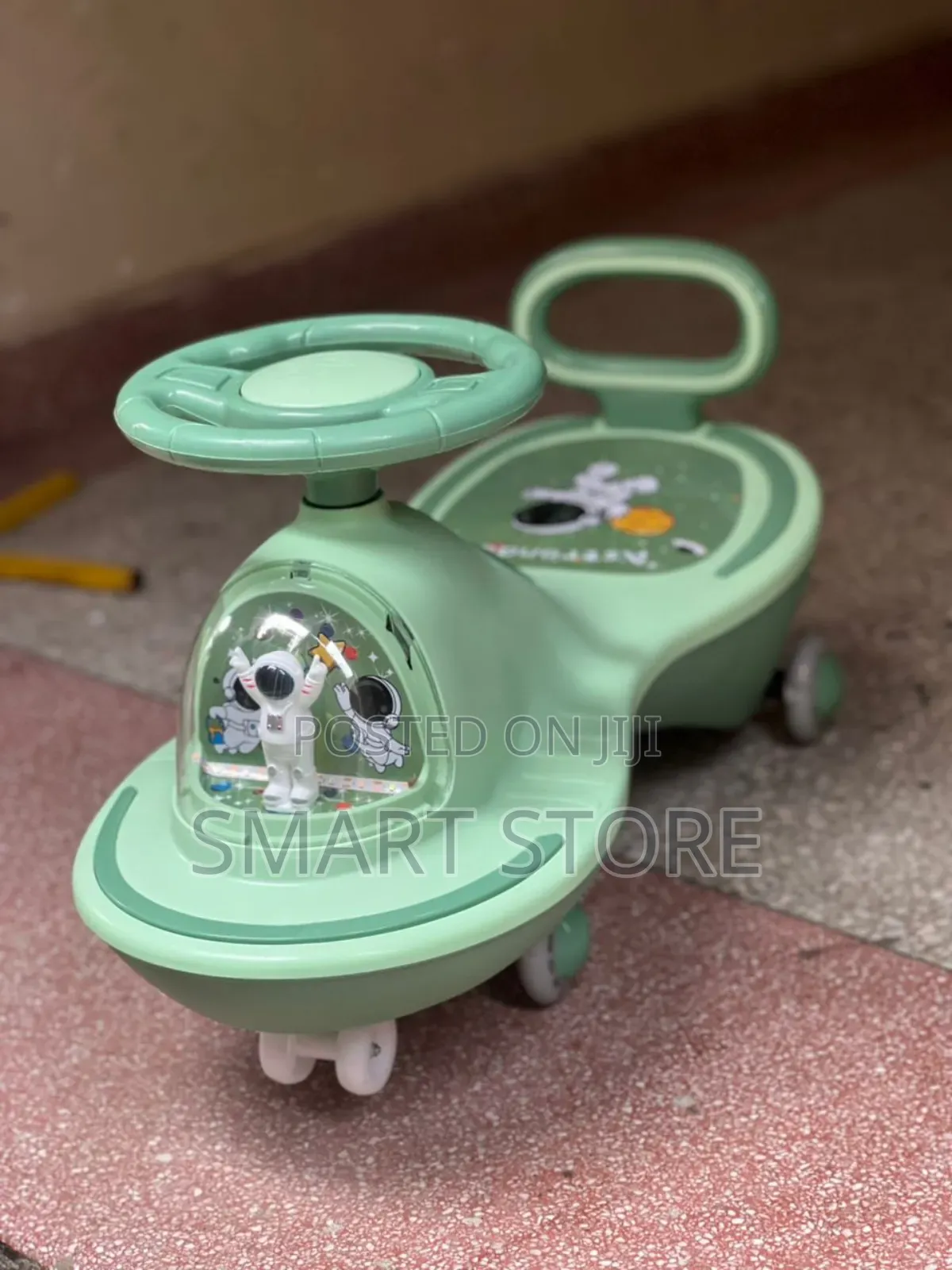 Space Explorer Kids' Swing Wiggle Car