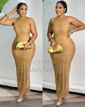 Silver Party Dress for Ladies