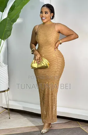 Silver Party Dress for Ladies