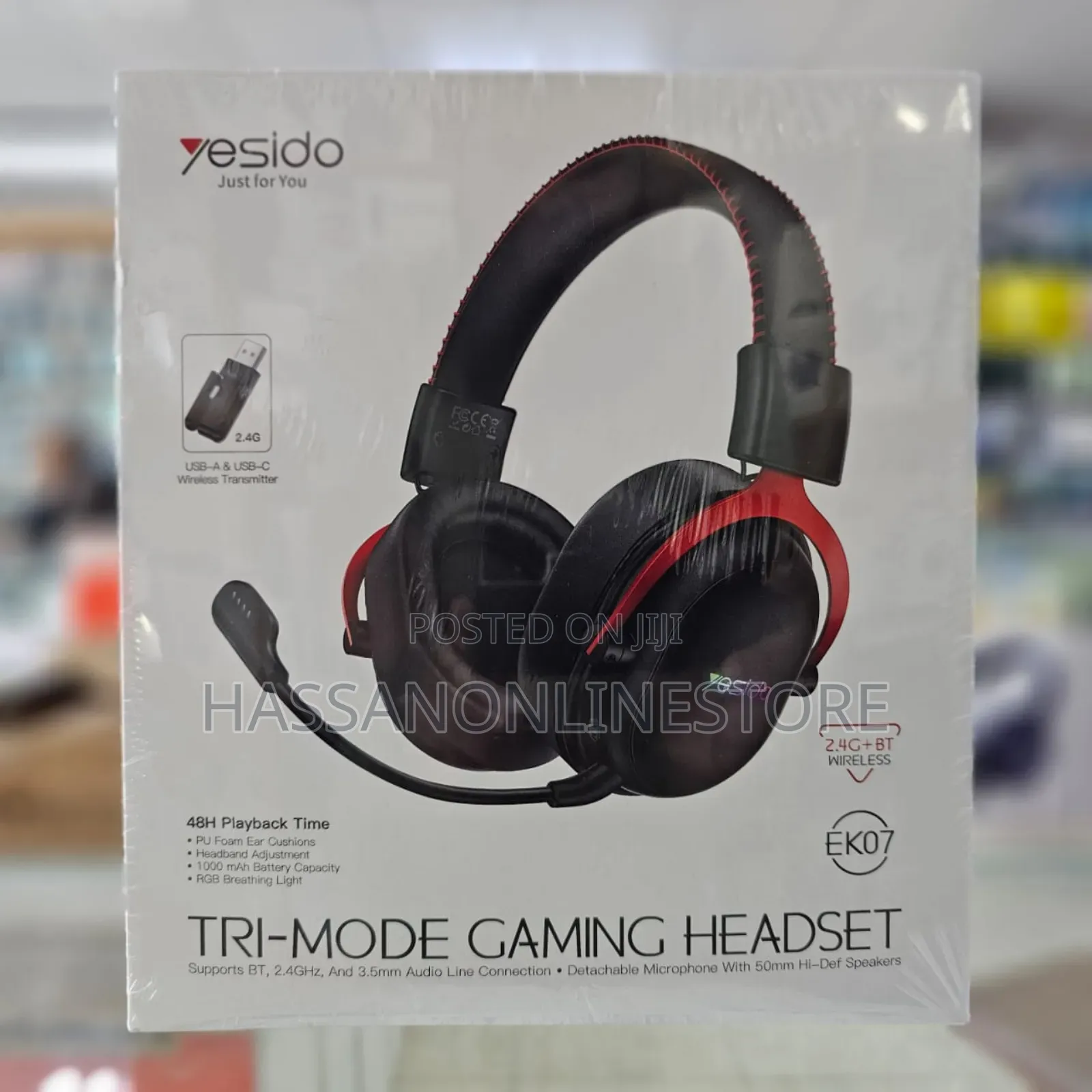 Yesido Ek07 Tri-Mode Gaming Headset