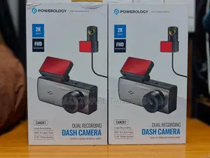 Powerology Cam2k1 Dual Recording Dash Camera Front