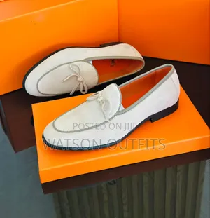 Christian Louboutin Brand Men's Leather Loafer Shoes Original