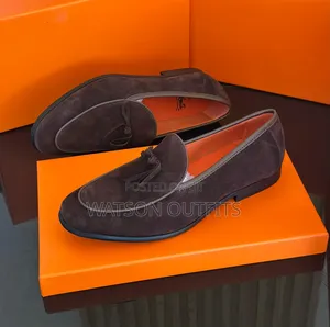 Christian Louboutin Brand Men's Leather Loafer Shoes Original