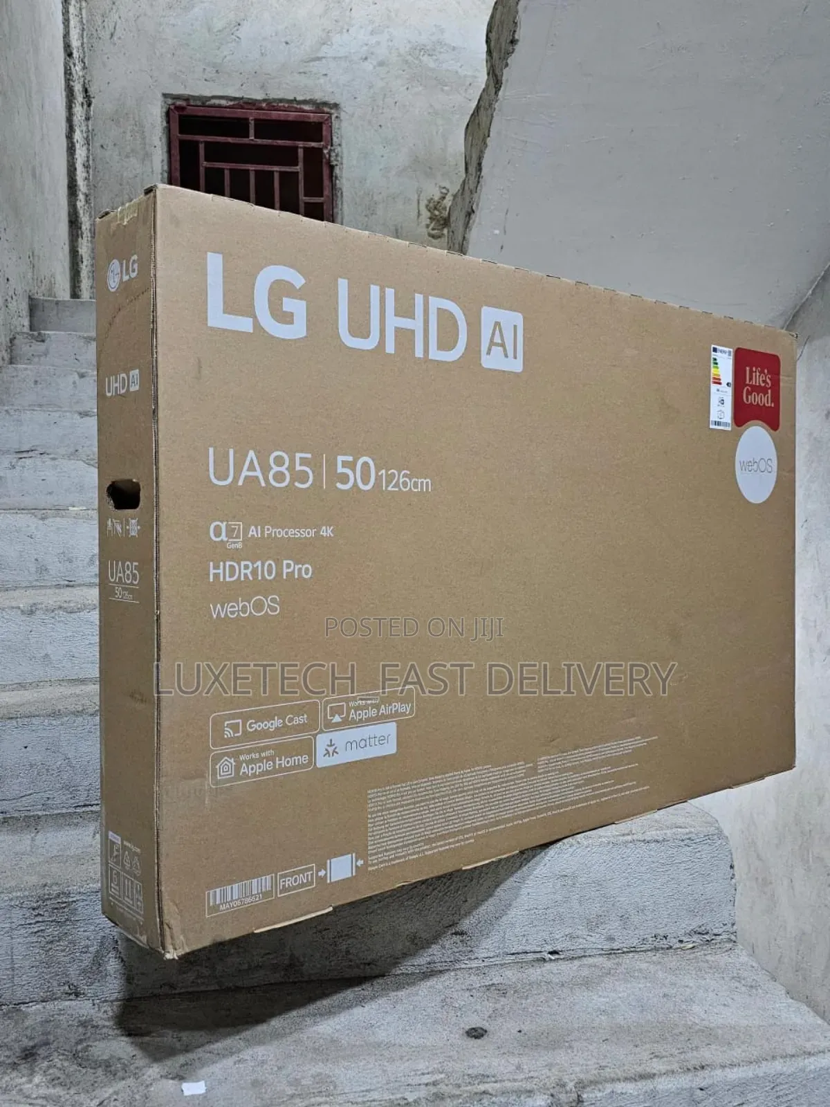Lg 50-Inch Ua85 Uhd Ai Smart Tv (2025)