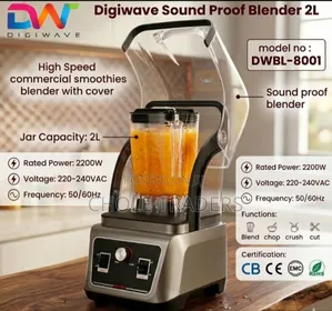 2l Digiwave Sound Proof Commercial Blender (2200w)