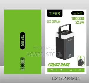 Tifer 100000mah Ti-111 Led Display Powerbank