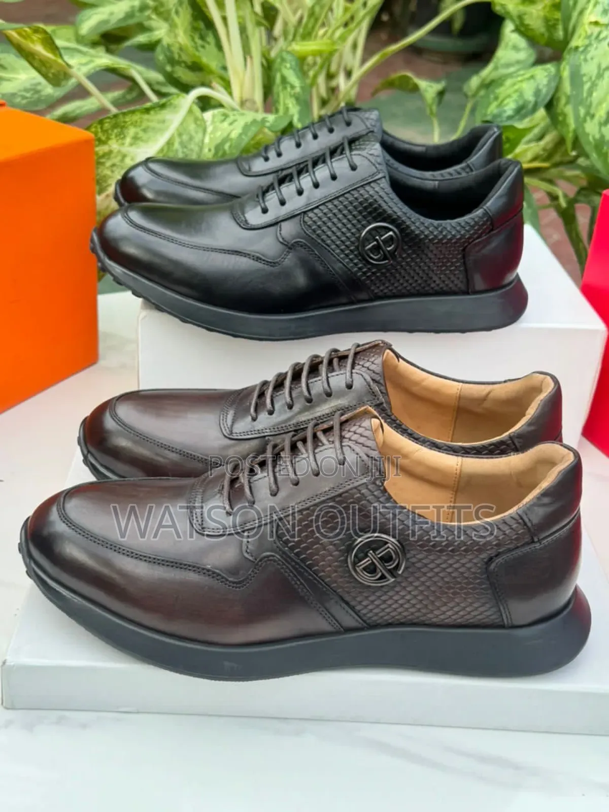Berlutti Prada and Bidex Brands Men's Leather Sneaker Shoes Org