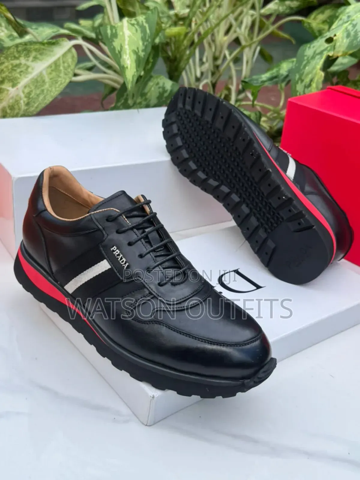 Berlutti Prada and Bidex Brands Men's Leather Sneaker Shoes Org