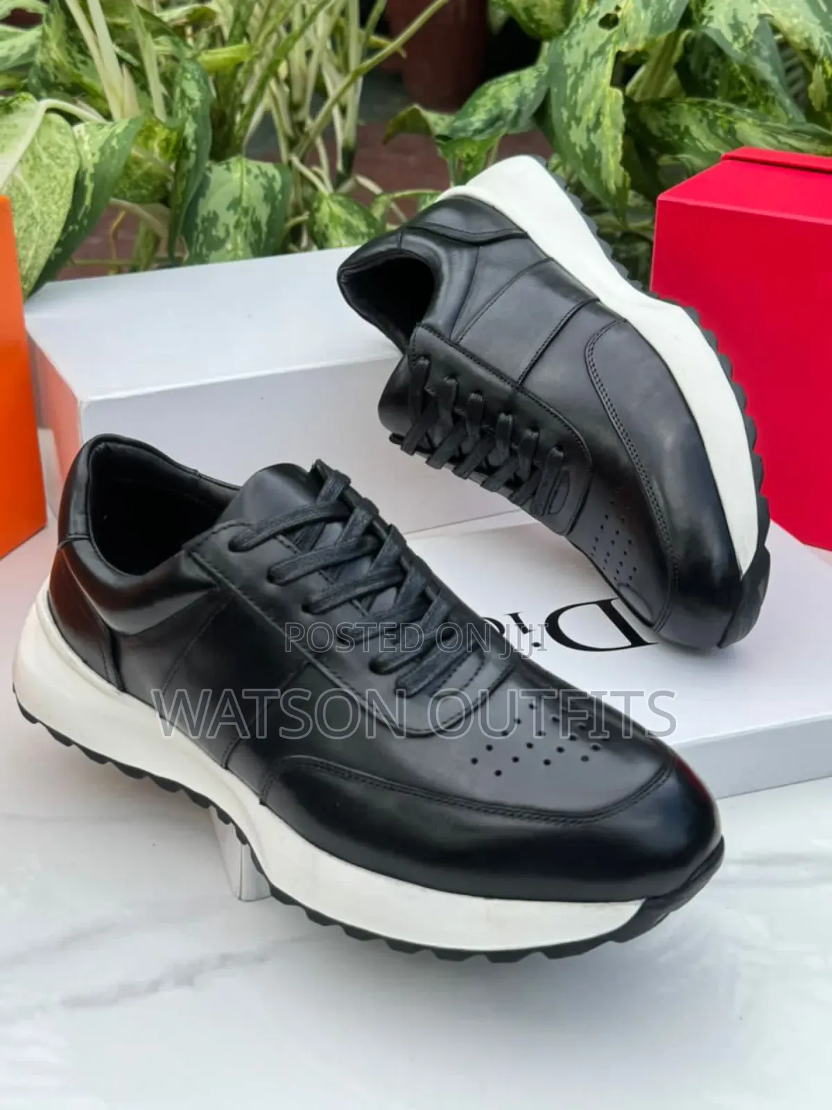 Berlutti Prada and Bidex Brands Men's Leather Sneaker Shoes Org