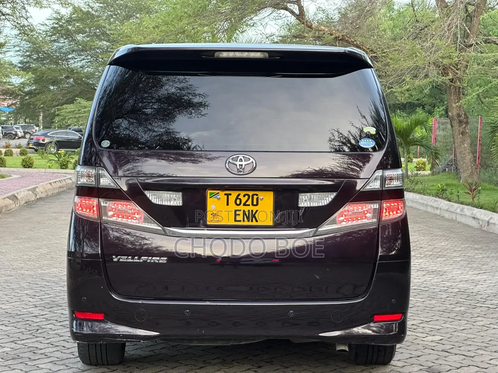 Toyota Alphard 2008 Maroon