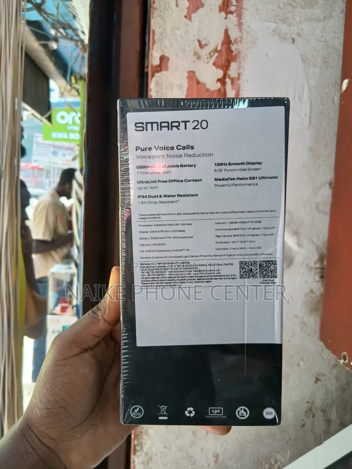 New Infinix Smart 10 Plus 128 GB Orange