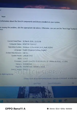 Laptop Dell Latitude 3410 8GB Intel Core i5 SSD 256GB