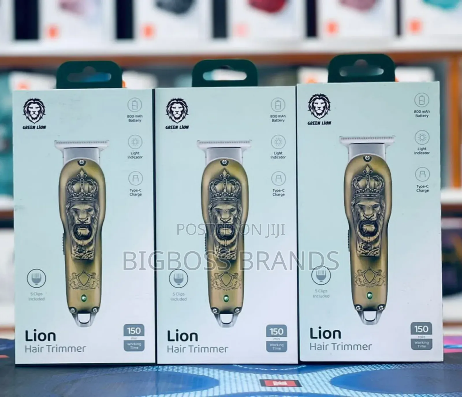 Green Lion Trimmer [Rechargeable 800 Mah]