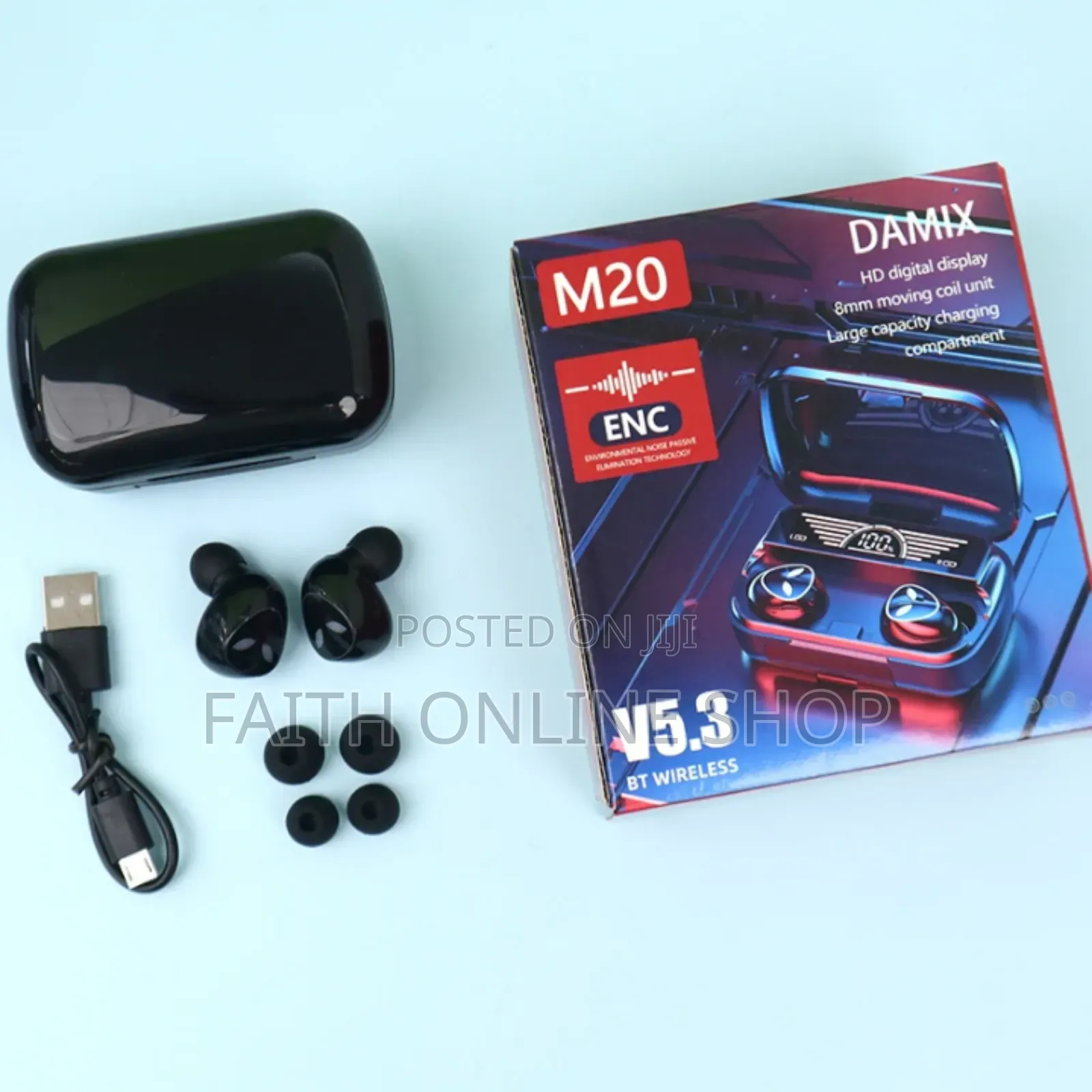 M20 Wireless Earbuds Bluetooth 5.3