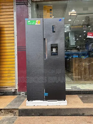 Homebase Side by Side Fridge 444 Liters [ Hb-520wd]