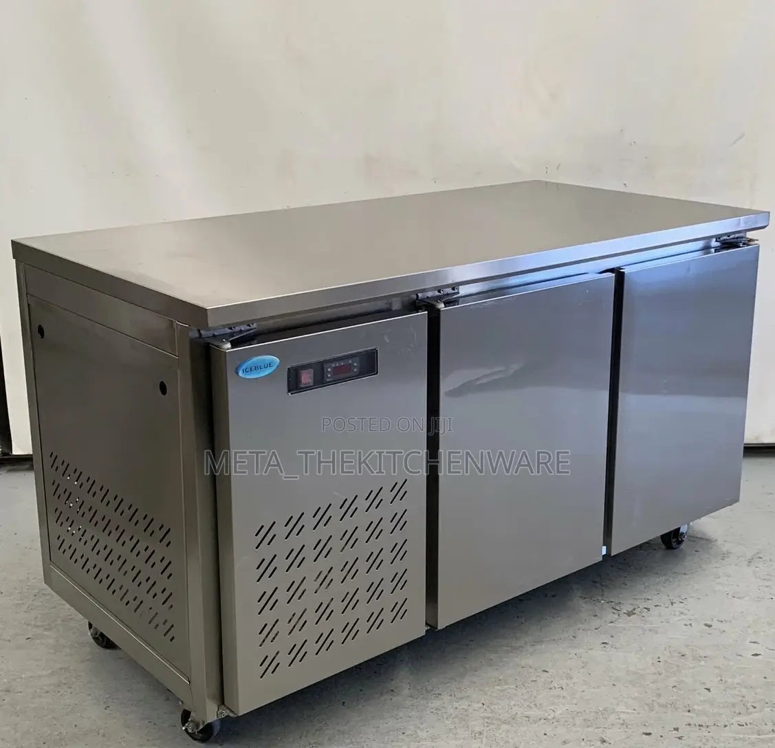 Stainless Steel Under Counter Chiller Double Door 1.5m