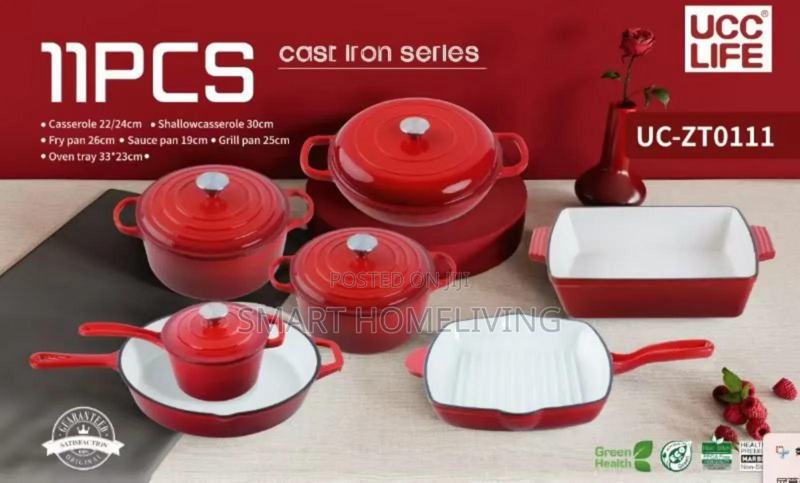 Original Cast Iron Ucc Life Cookware Set