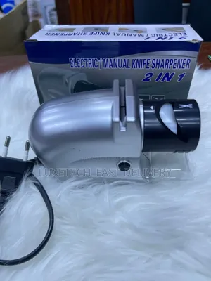 2-in-1 Electric and Manual Knife Sharpener