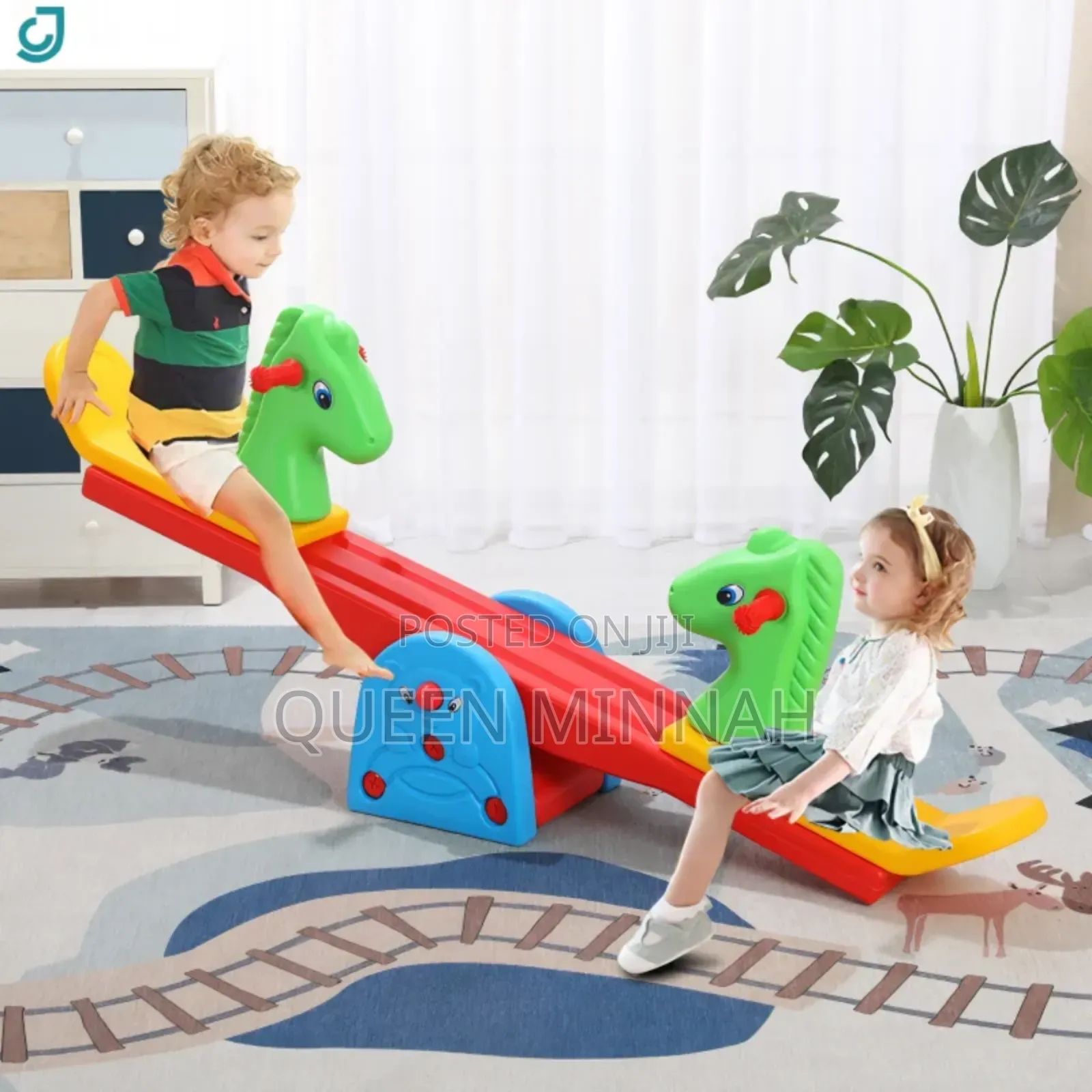 Kindergarten Double Seesaw Horse