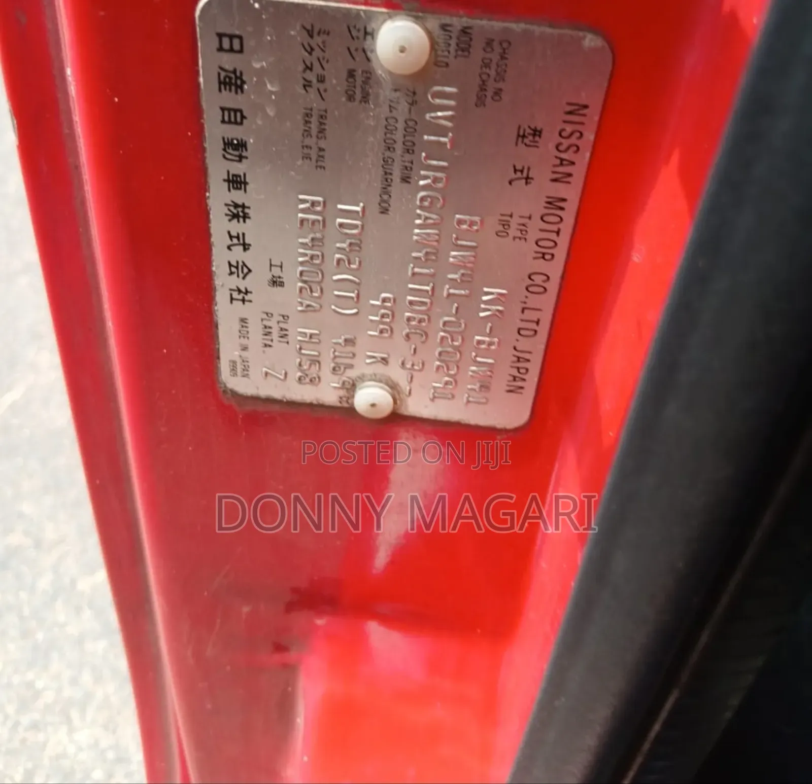 Nissan Civilian 2002 Red