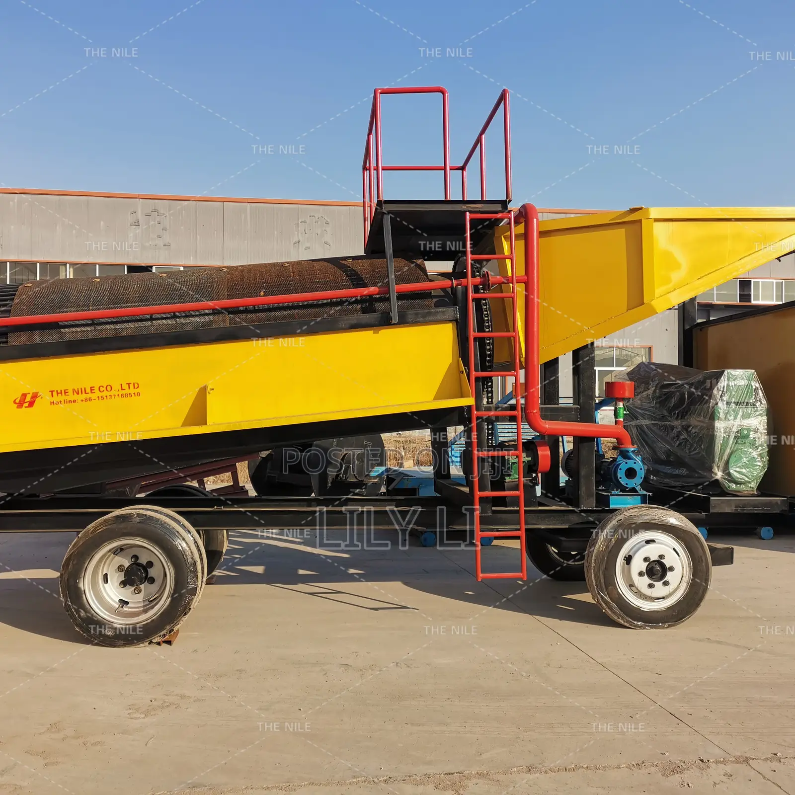 Tramol Gold Mining Wash Plant Durable for Tough Conditions