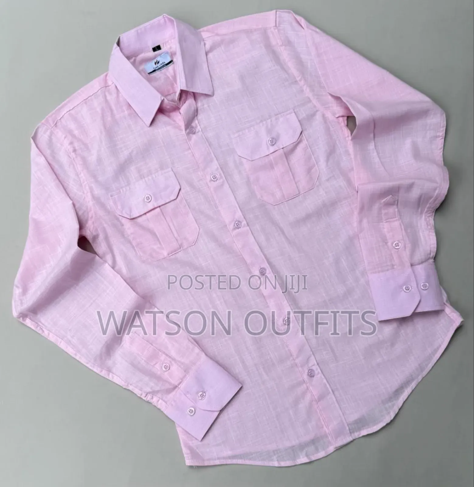Men's New Shirts Pure Linen Materials Quality Men's Dress Shirts