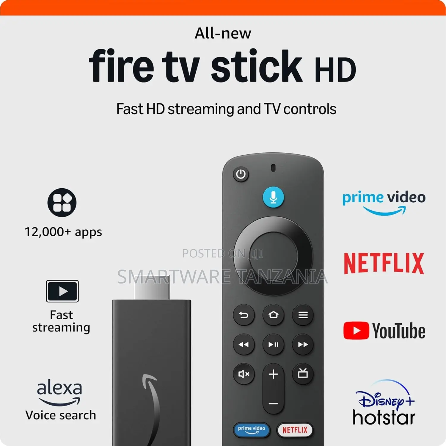 Amazon Fire Tv Stick With Alexa Remote, Full Hd Streaming