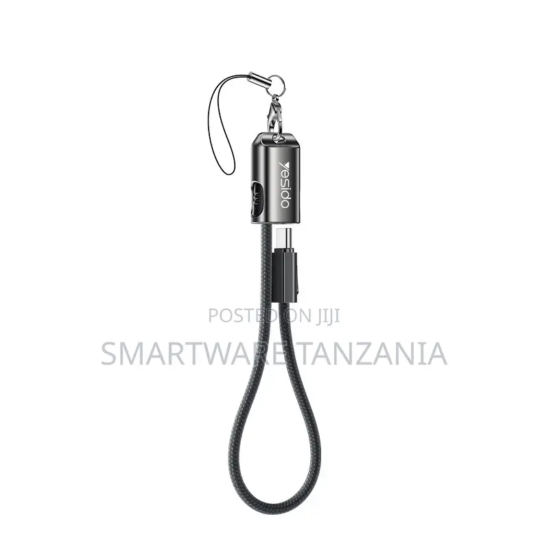 Yesido Ca177 Keychain Usb-c Cable 60w Pd 20cm Data Zinc Alloy