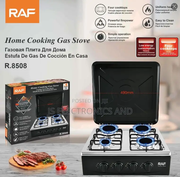 Raf Hime Cooking Gas Stove Plate Four Original Low Gas Use