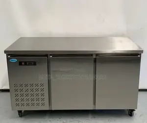 Stainless Steel Under Counter Chiller Double Door 1.5m