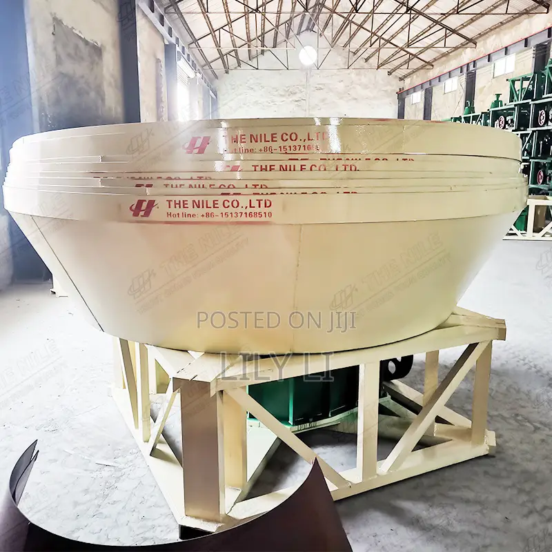 Wet Pan Mill for Gold Ore Grinding Tanzania Mining Equipment