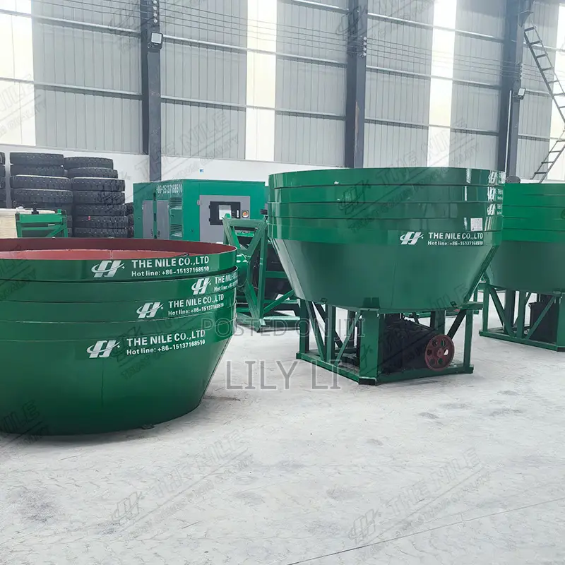 China Wet Pan Mill High Efficiency for Kenya Gold Processing