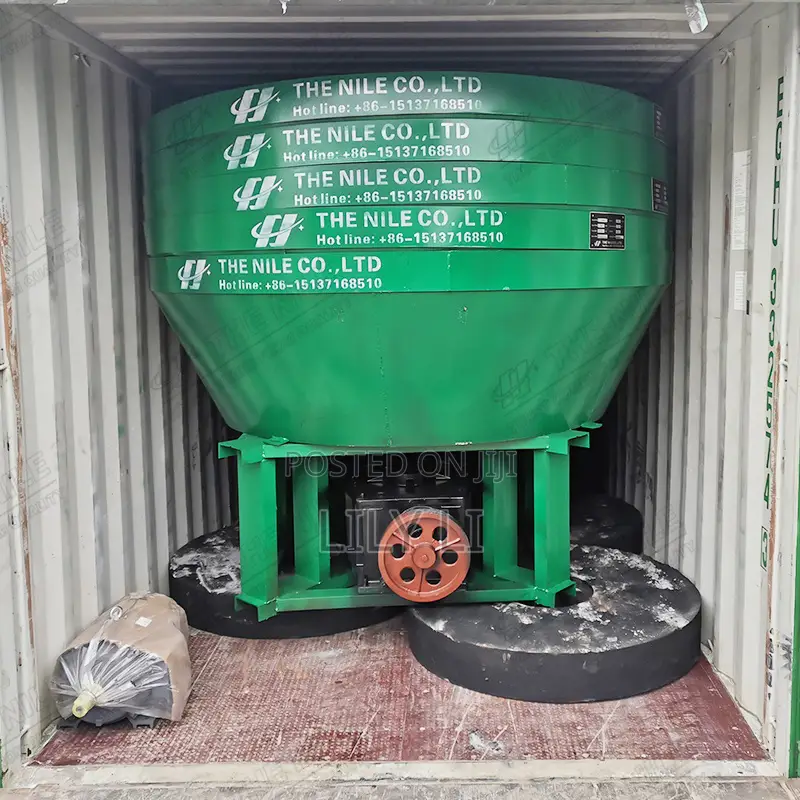 China Wet Pan Mill High Efficiency for Kenya Gold Processing