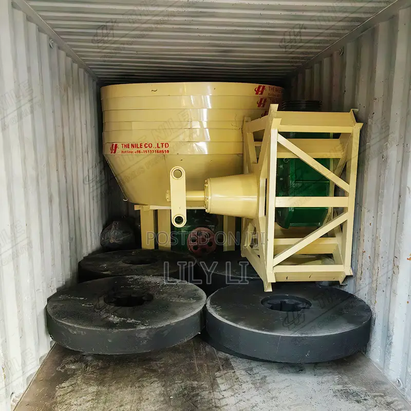 Wet Pan Mill Gold Grinding Machine for Small Scale Mining