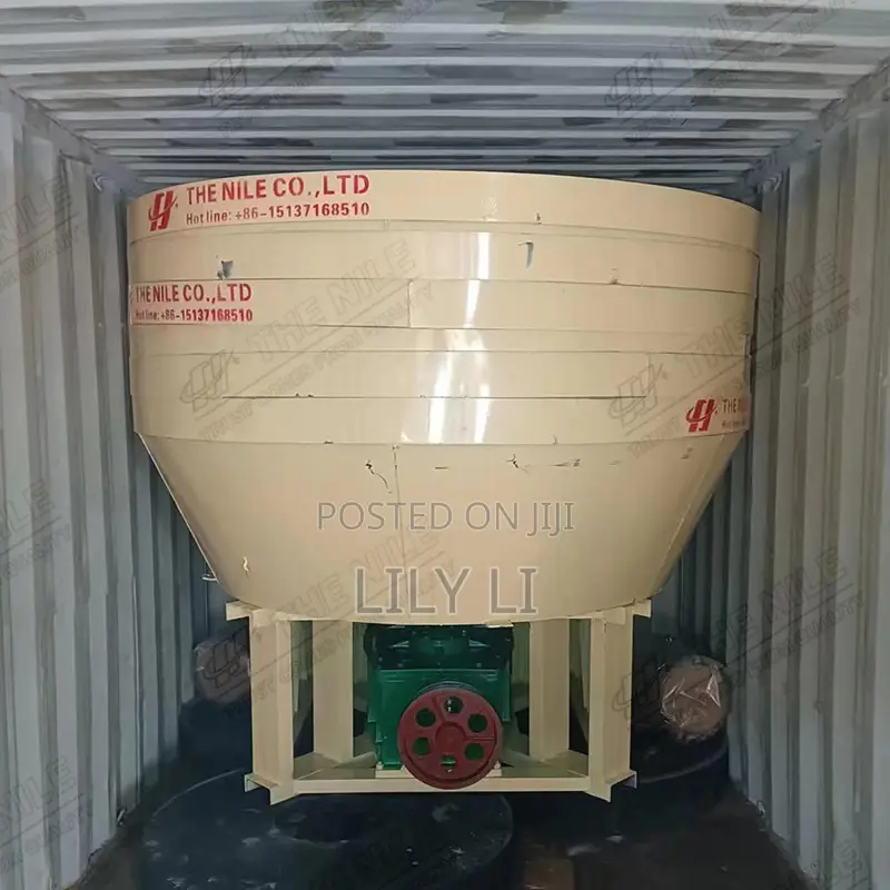Wet Pan Mill Gold Grinding Machine for Small Scale Mining