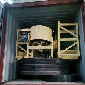 Wet Pan Mill Gold Grinding Machine for Small Scale Mining