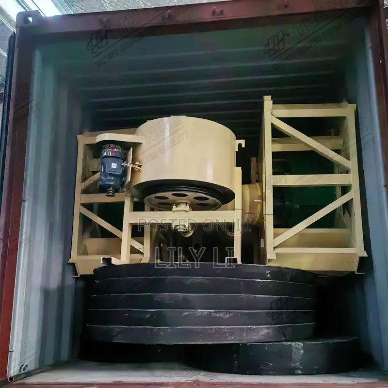 Wet Pan Mill Gold Grinding Machine for Small Scale Mining