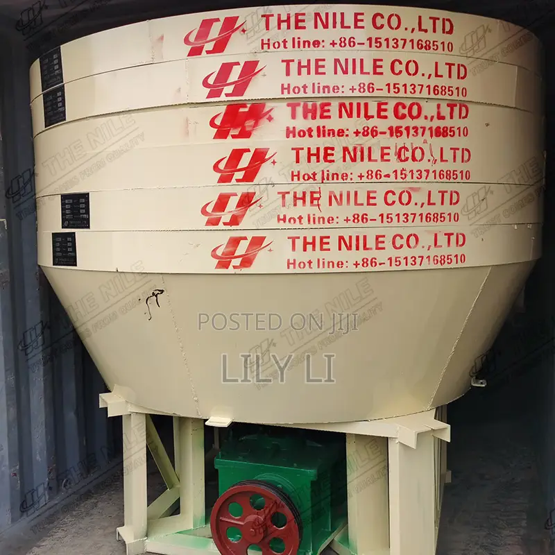 Portable Wet Pan Mill for Gold Mining in Kenya Sudan