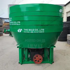 Heavy Duty Wet Pan Mill for Gold Ore Grinding Tanzania