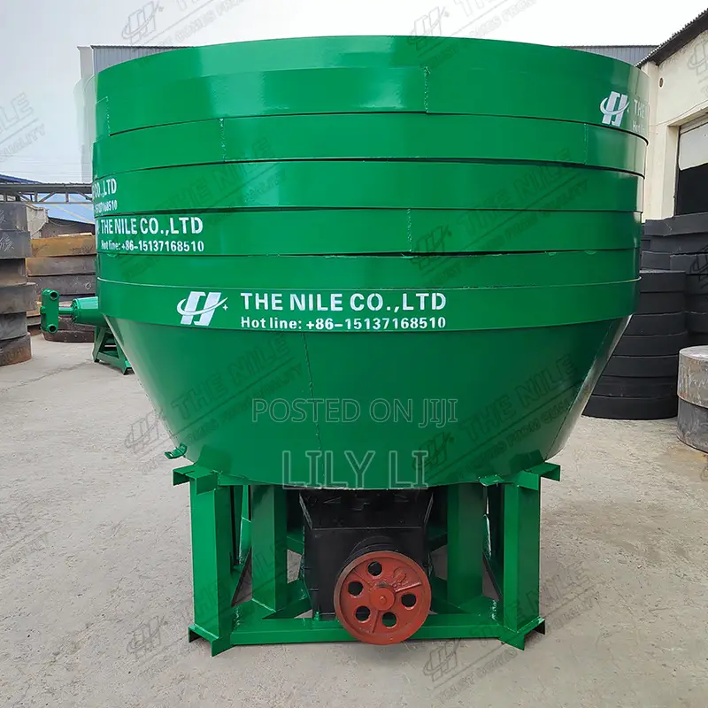 Heavy Duty Wet Pan Mill for Gold Ore Grinding Tanzania