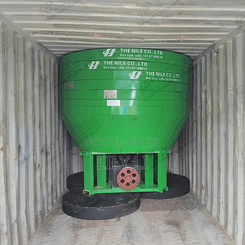 Heavy Duty Wet Pan Mill for Gold Ore Grinding Tanzania