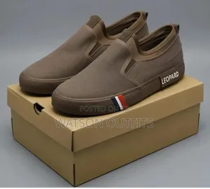 Leopard Brand C3 Men's and Women's Leather Shoes
