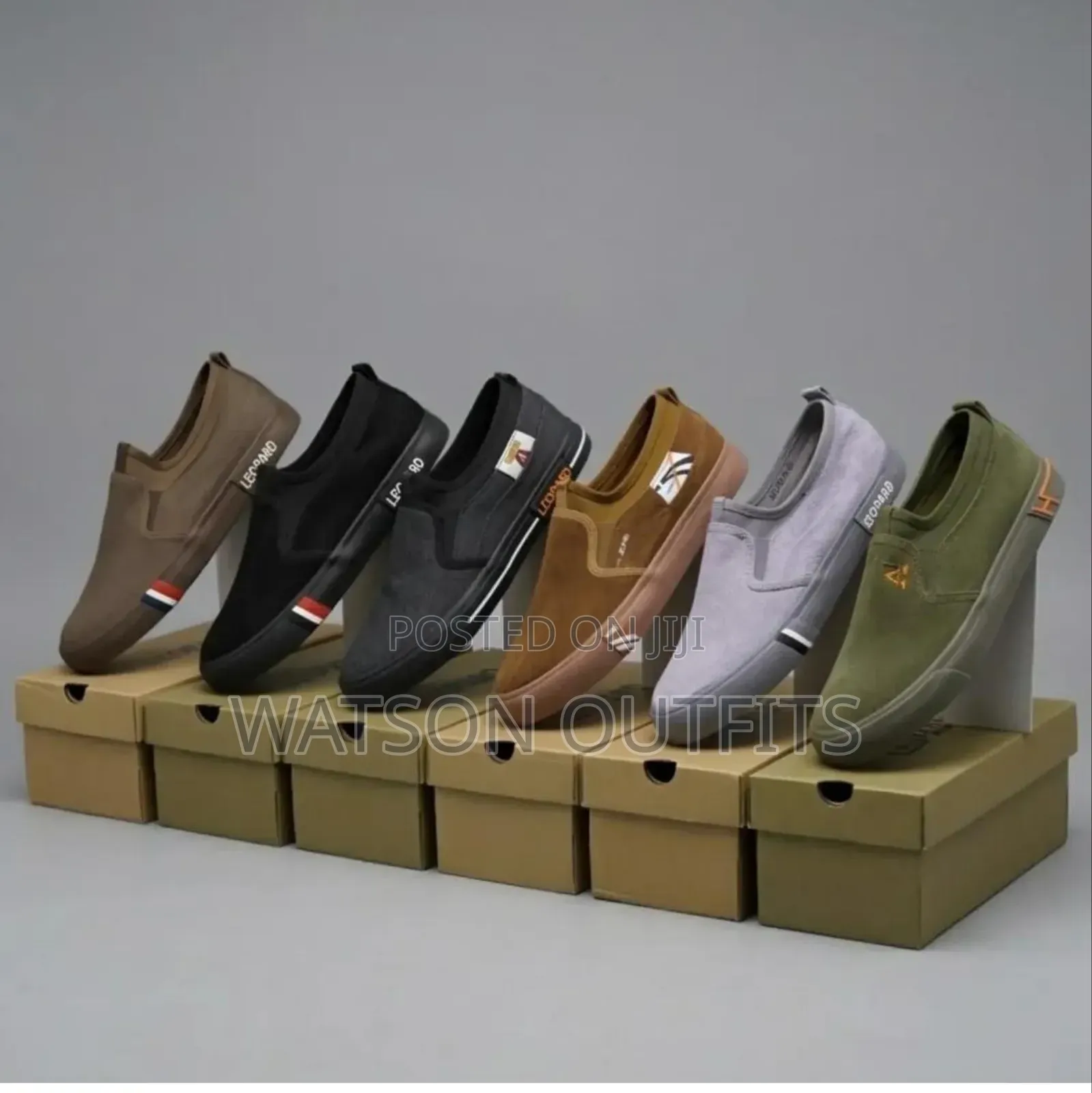 Leopard Brand C3 Men's and Women's Leather Shoes